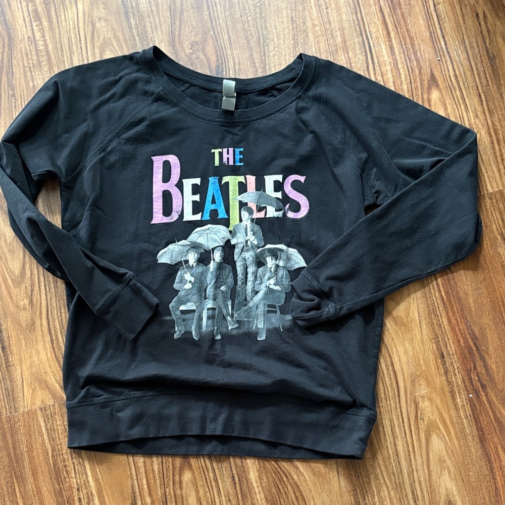 The Beatles Black Long Sleeve Tee